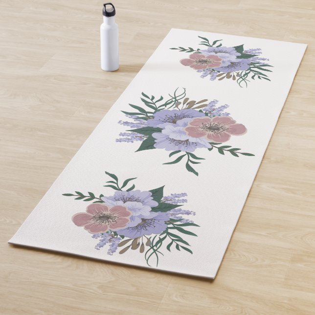 Lovely Lavender in Bouquet  Yoga Mat (In Situ)