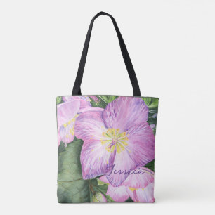 Lovely Lavender Lenten Rose Colourful  Tote Bag