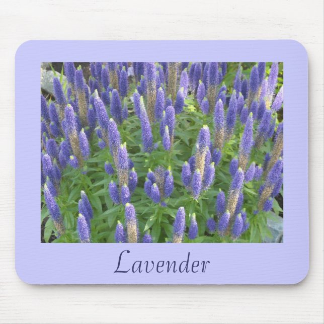 Lovely Lavender Mouse Mat (Front)