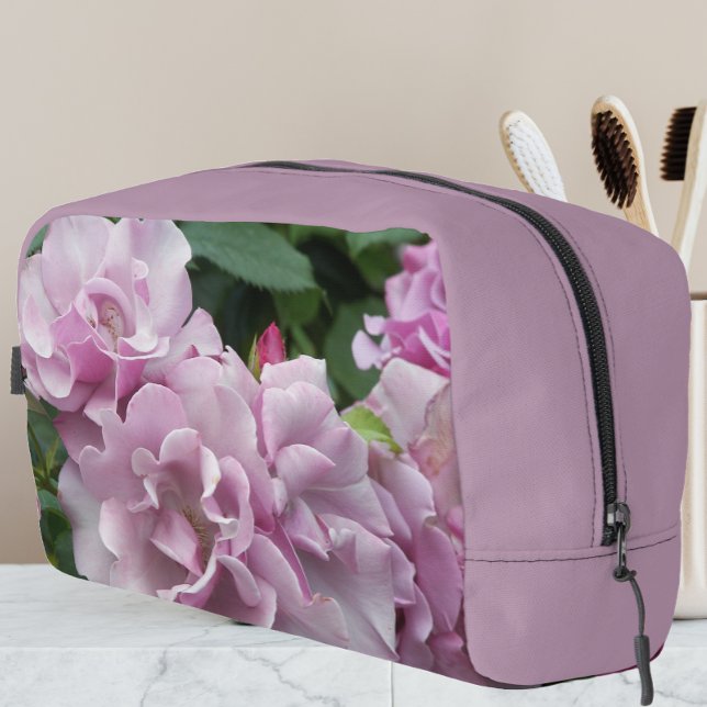 Lovely Lavender Roses Floral Dopp Kit (In Situ)