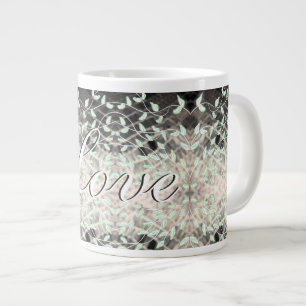 Lovely Leaf Mug With Green And Black