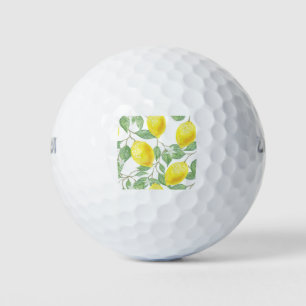 Lovely Lemons Golf Balls