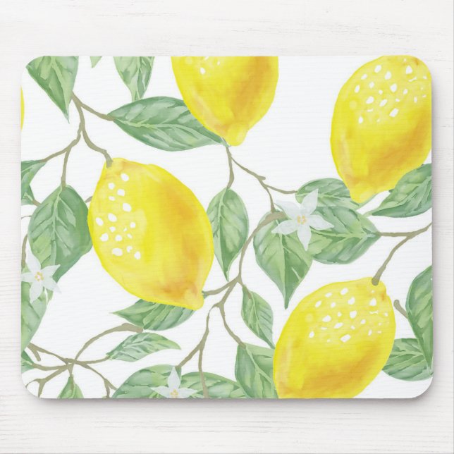 Lovely Lemons Mouse Mat (Front)