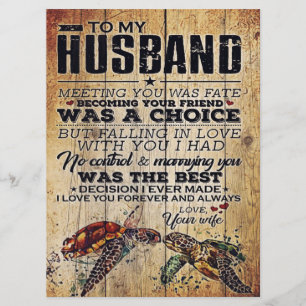Lovely Letter To Him To My Husband Design Menu