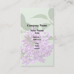 Lovely Lilacs Business Card
