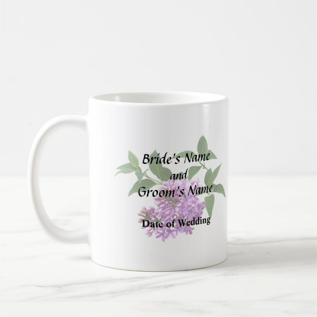 Lovely Lilacs Coffee Mug (Left)