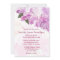 Lovely Lilacs Custom Wedding Invitation