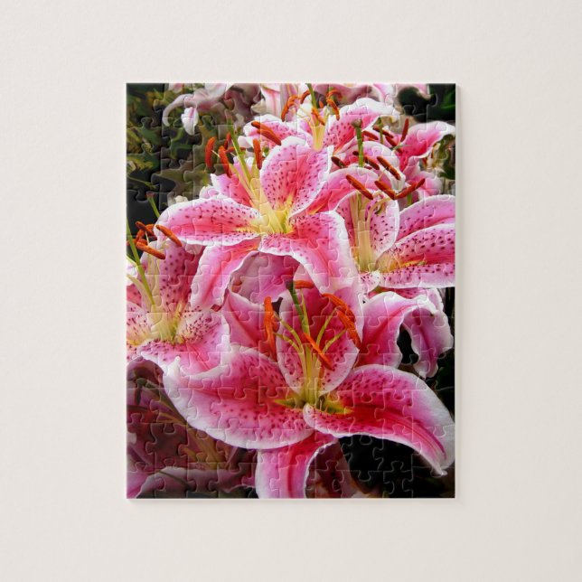 Lovely Lilies Jigsaw Puzzle (Vertical)