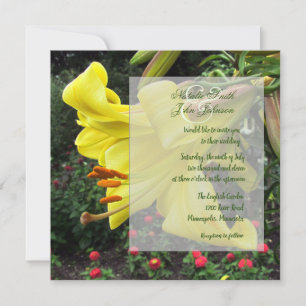 Lovely Lilly Wedding Invitation
