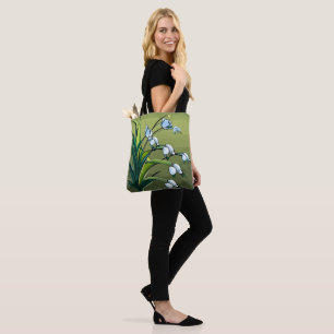 Lovely Lily: Delicate Dance of Springtime Serenity Tote Bag