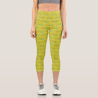 Lovely Lime Capri Leggings