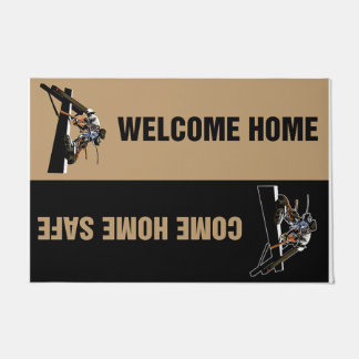Lovely Lineman Present, Best Welcome Doormat