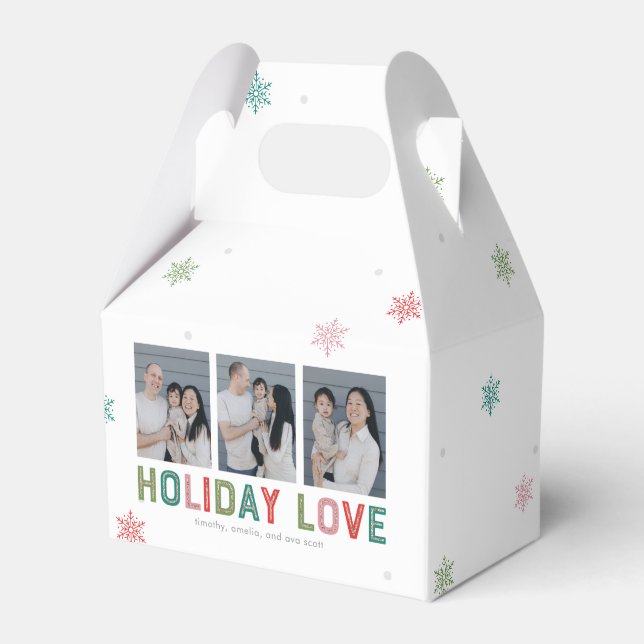Lovely Lines Holiday Party Favour Boxes (Front Side)