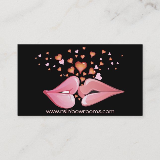 Lovely lips business card (Front)