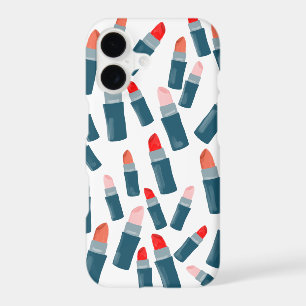 Lovely lipsticks phone case white
