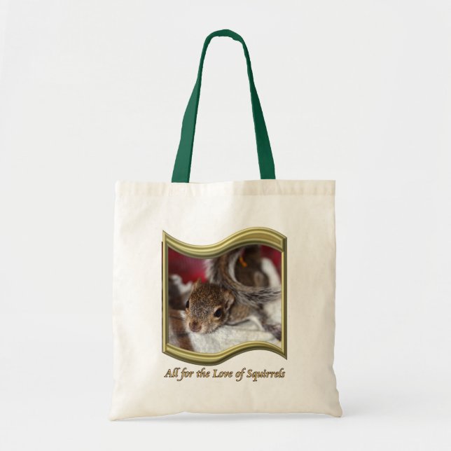 Lovely Litas Baby Squirrel Budget Tote (Front)