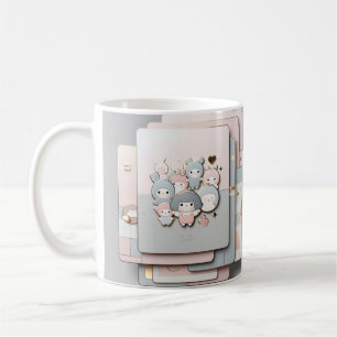 Lovely Little Brews Mug, Sassy in Soft Pink  Coffee Mug