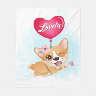 Lovely Little Corgi   Blanket Gifts For Kids