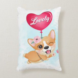 Lovely Little Corgi Blanket Gifts For Kids Decorative Cushion