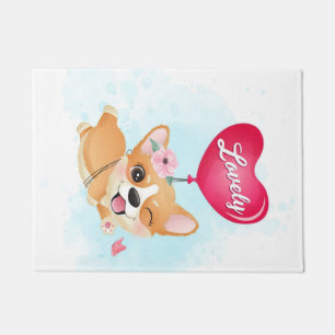Lovely Little Corgi Blanket Gifts For Kids Doormat