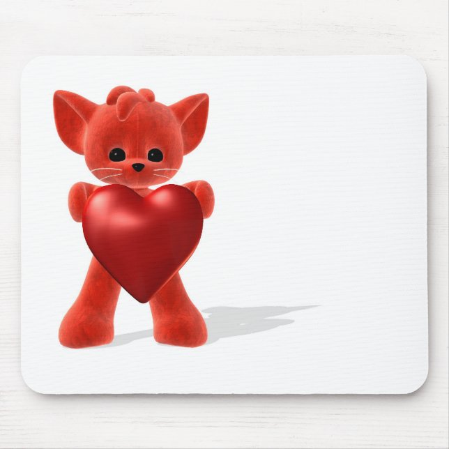 lovely little fox mouse mat (Front)