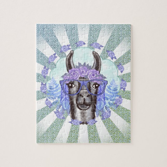 Lovely Llama jigsaw puzzle (Vertical)