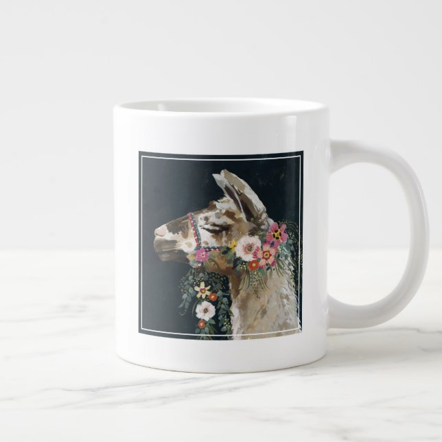 Lovely Llama Large Coffee Mug (Right)
