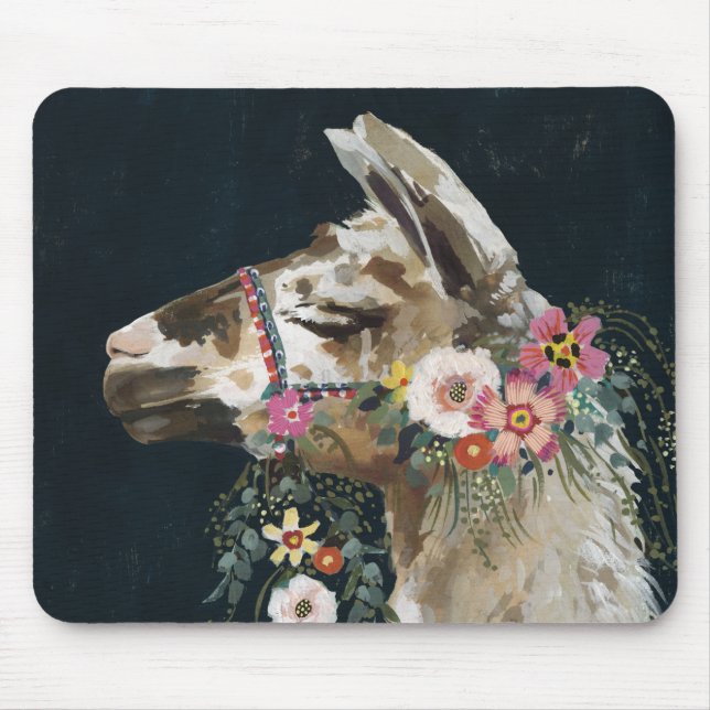 Lovely Llama Mouse Mat (Front)