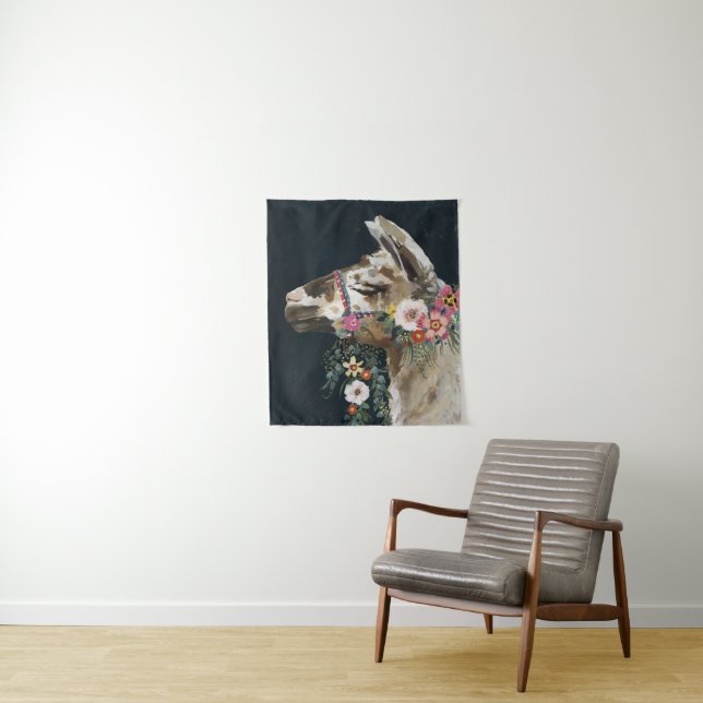 Lovely Llama Tapestry (In Situ)