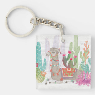Lovely Llamas I Key Ring