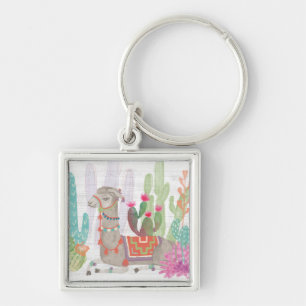 Lovely Llamas I Key Ring