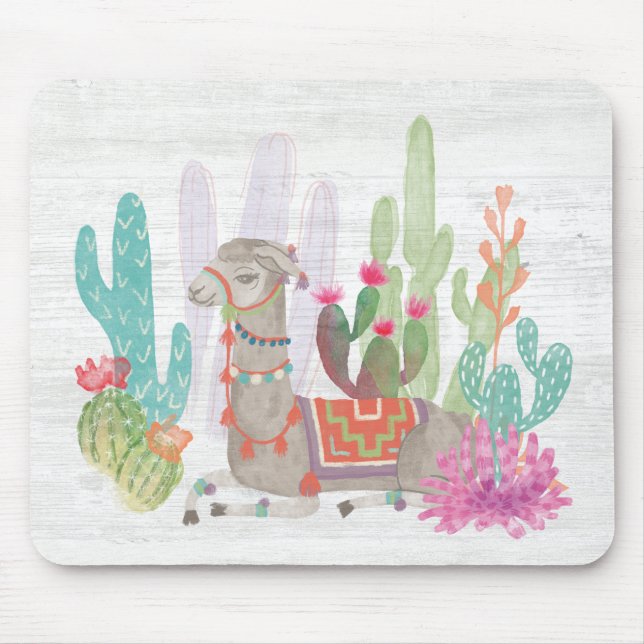 Lovely Llamas I Mouse Mat (Front)