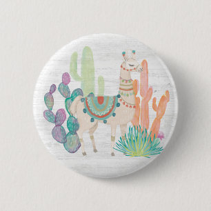 Lovely Llamas II 6 Cm Round Badge