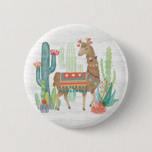 Lovely Llamas III 6 Cm Round Badge
