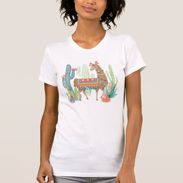 Lovely Llamas III T-Shirt (Front)