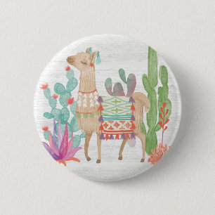 Lovely Llamas IV 6 Cm Round Badge