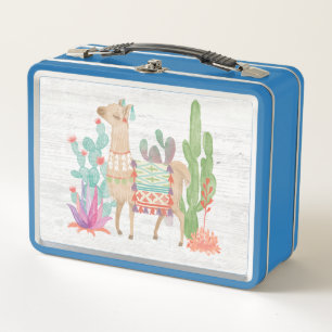 Lovely Llamas IV Metal Lunch Box