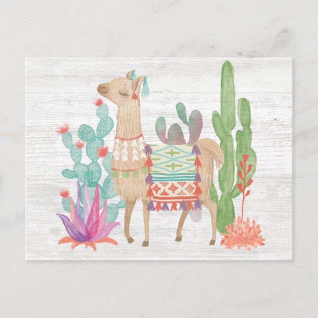 Lovely Llamas IV Postcard (Front)