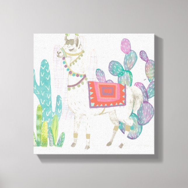 Lovely Llamas V Canvas Print (Front)