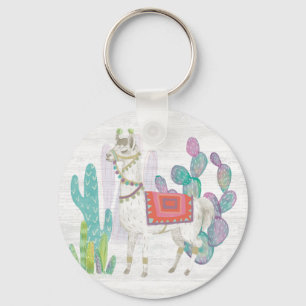 Lovely Llamas V Key Ring