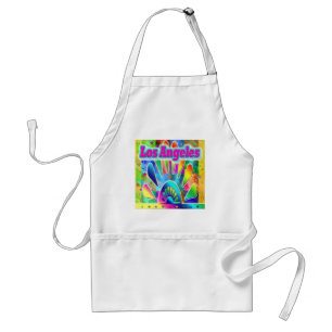 Lovely Los Angeles Sun & Palms Apron