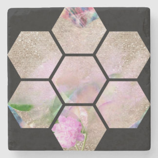 Lovely Lotus Flower Stone Coaster