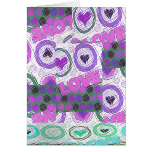 Lovely Love Heart Motif Art Print