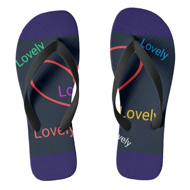 Lovely; Lovely Pair of Flip Flops (Footbed)