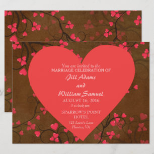 Lovely Lovers Wedding Invitation