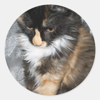 Lovely Lucy Bell Classic Round Sticker