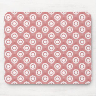 Lovely Mauve Funky Flower Mousepad