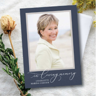 Lovely Memory Photo Folded Program Programme