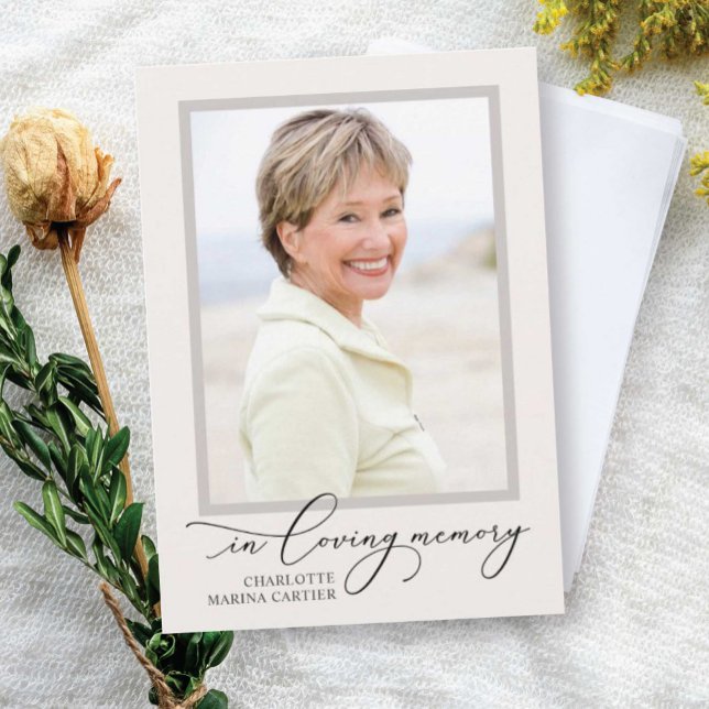 Lovely Memory Photo Folded Program Programme (Creator Uploaded)