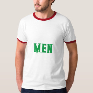 Lovely Men Text Kelly Green Colour Boy Men's Ringe T-Shirt